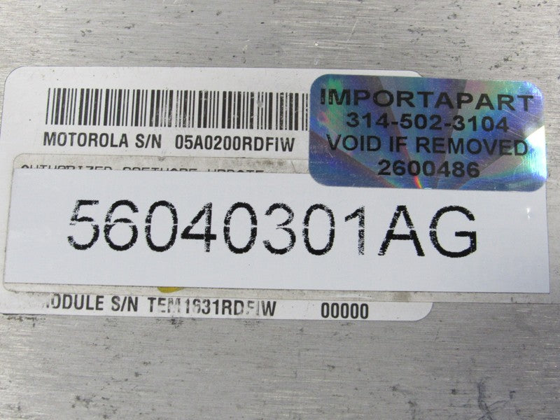 PROGRAMMED PLUG & PLAY 02 Dodge Dakota 3.9L MT ECM 56040301AG 301 PROG