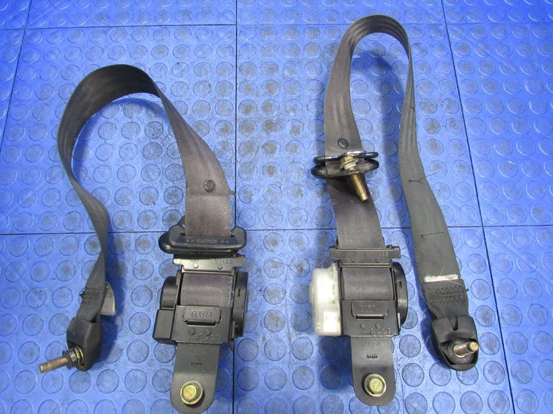 95-98 Nissan 240sx S14 Front Seatbelts Retractors Seat Belt Set Black 