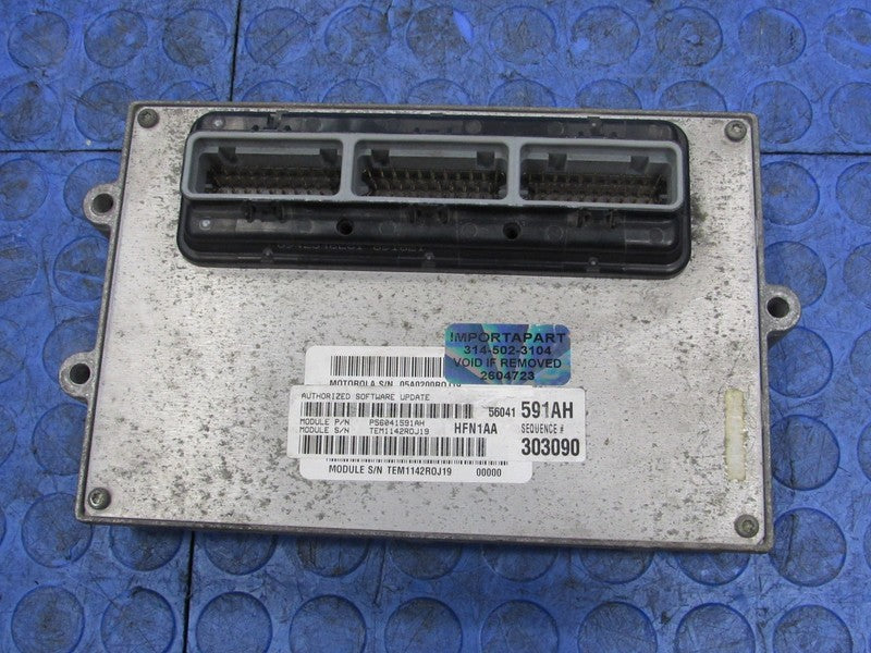 PROGRAMMED PLUG & PLAY 02 Jeep Liberty 2.4L MT ECU 56041591AH 591 PROG