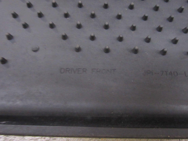 07-13 Acura MDX Accessory Black Rubber All Season Floor Mats Set OEM 4