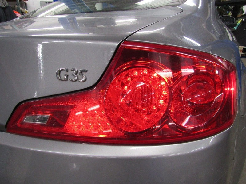 06-07 Infiniti G35 2DR Right RH Passenger Side Taillight Tail Light La