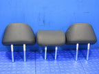 13-17 Honda Accord Sedan Rear Seat Headrests Head Rest Black Leather S