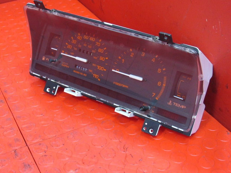 89-93 Mazda B2600i Instrument Cluster w/ Tachometer & Clock 227,680 Mi