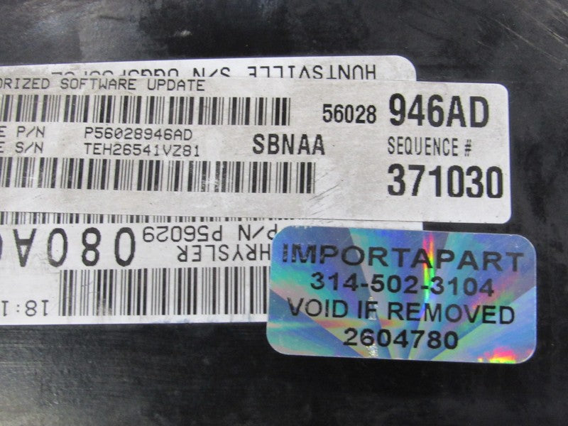 PROGRAMMED PLUG & PLAY 05 Dodge Durango 4.7 V8 2WD ECM 56028946AD 946 