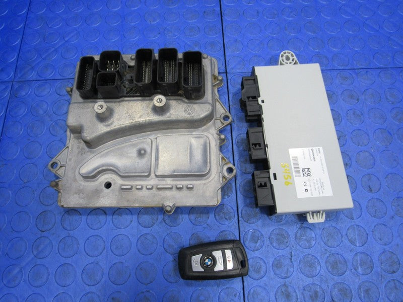 15-16 BMW 535i F10 AT DME CAS ECU ECM PCM Engine Computer Key Set 8 63