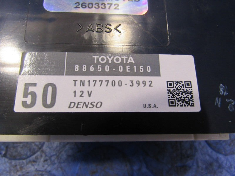 10-13 Toyota Highlander AC Climate Amplifier Control Module 88650-0E15