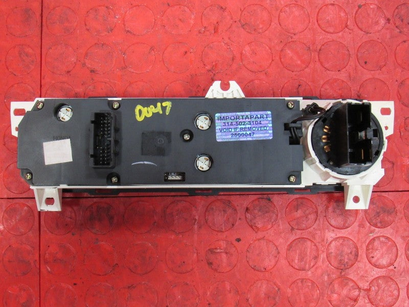 01-02 Honda Accord Manual AC HVAC Climate Heater Temperature Control P