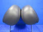 99-04 Ford Mustang Charcoal Leather 4-Way "Big" Folding Front Headrest