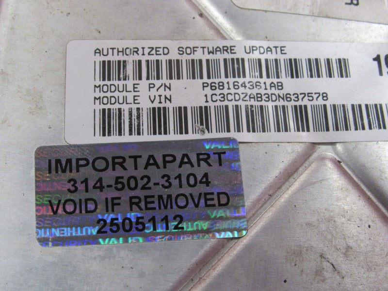 PROGRAMMED PLUG & PLAY 13 Avenger Chrysler 200 2.4L ECM 68164361AG 361