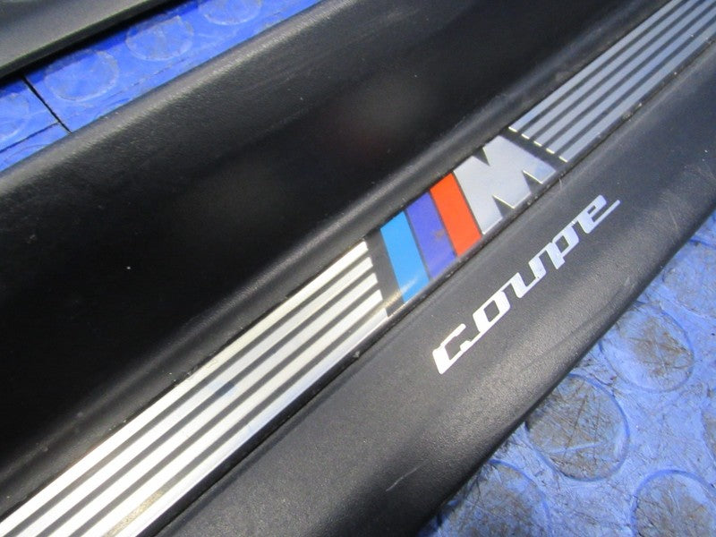 99-02 BMW Z3 M Coupe Door Sill Trim Cover Pair OEM Left Right Black 22