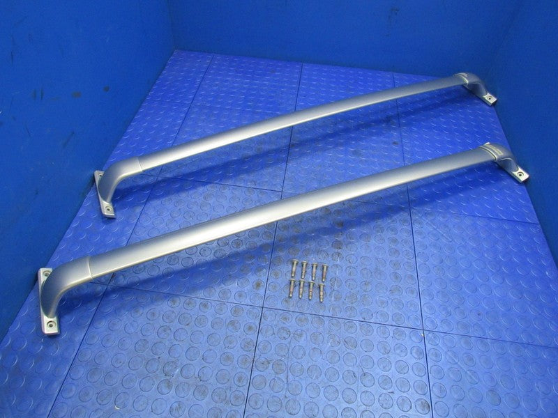 14-20 Infiniti QX60 Roof Rail Luggage Rack Cross Bars Silver Front Rea