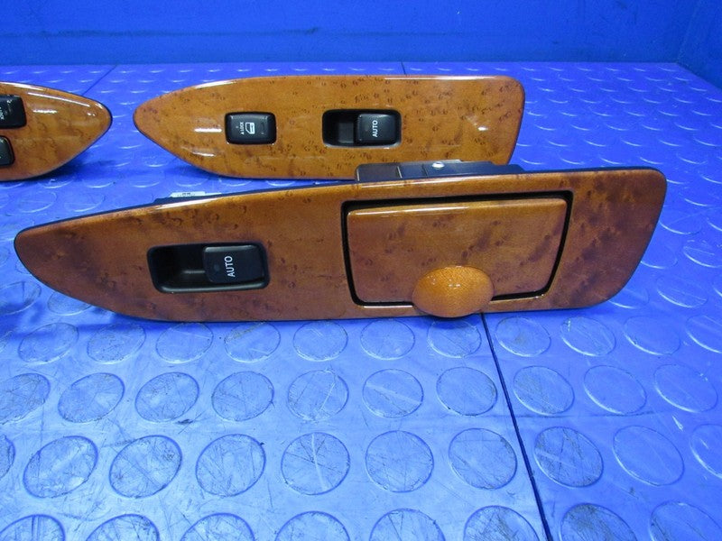 03-07 Lexus LX470 UZJ100 Console Shifter Door Bezel Cup Holder Woodgra