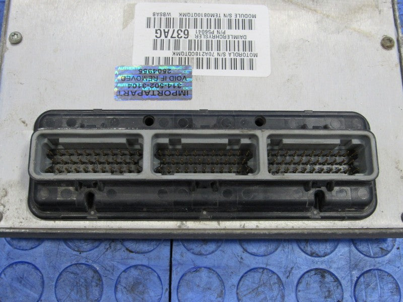 PROGRAMMED PLUG & PLAY 00 Jeep Grand Cherokee 4.0L ECM 56041637AG 637 