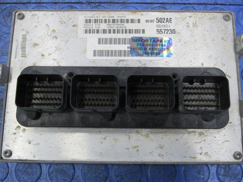 PROGRAMMED PLUG & PLAY 08 Dodge Durango 4.7L V8 4x4 ECM 05187502AE 502