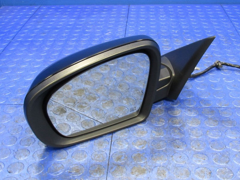 18-21 Maserati Ghibli Left Driver Power Door Mirror Blind Spot Black 3