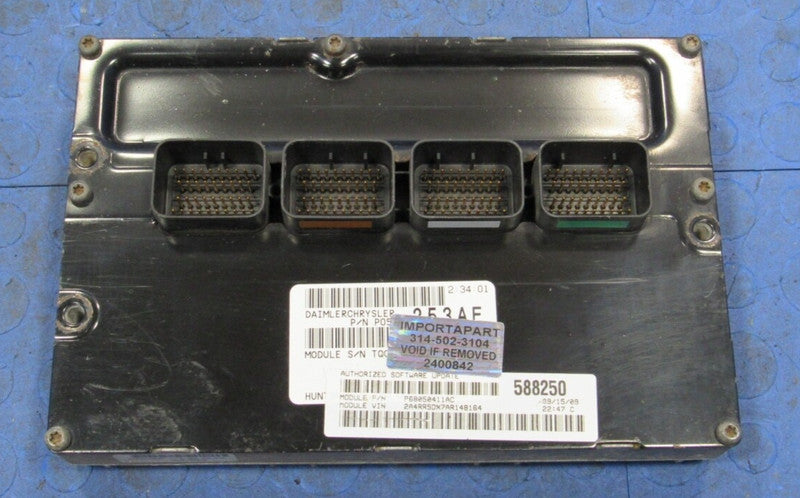 PROGRAMMED PLUG & PLAY 10 Caravan T & C 4.0 ECU ECM PCM 68050411AC 411