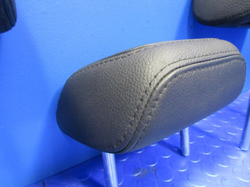 14-18 BMW X5 F15 2nd Row Rear Seat Head Rest Headrests Set Leather Bla