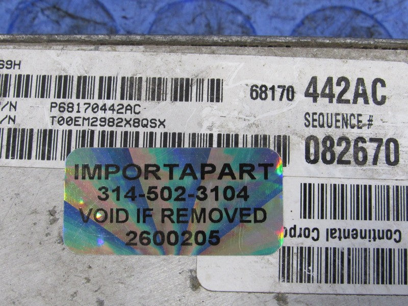 PLUG & PLAY 13 Dodge Durango 3.6 V6 4x2 Engine Computer ECU 68170442 P