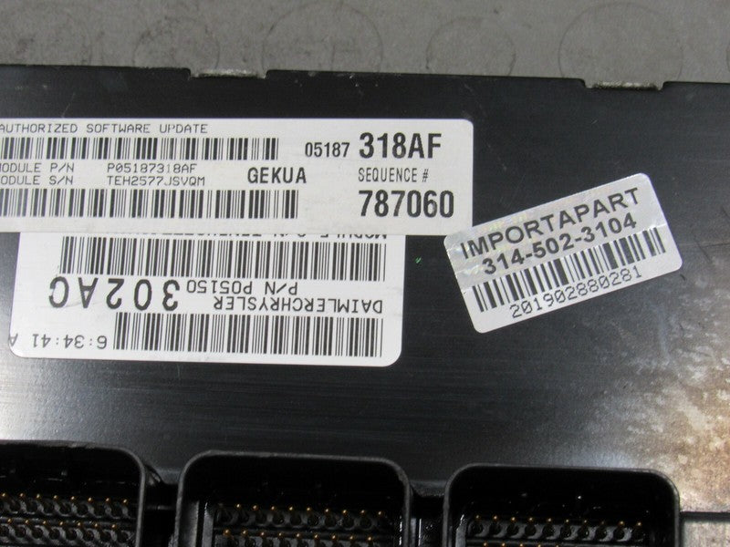 PROGRAMMED PLUG & PLAY 08 Jeep Commander 3.7L ECM PCM Computer 0518731