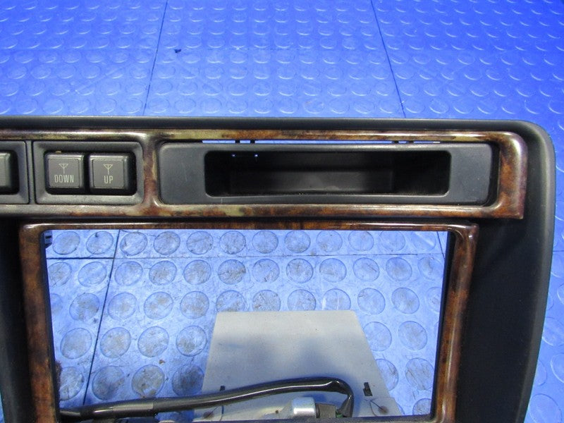 95-97 Land Cruiser LX450 FZJ80 Front Center Dash Radio Bezel Panel Ash
