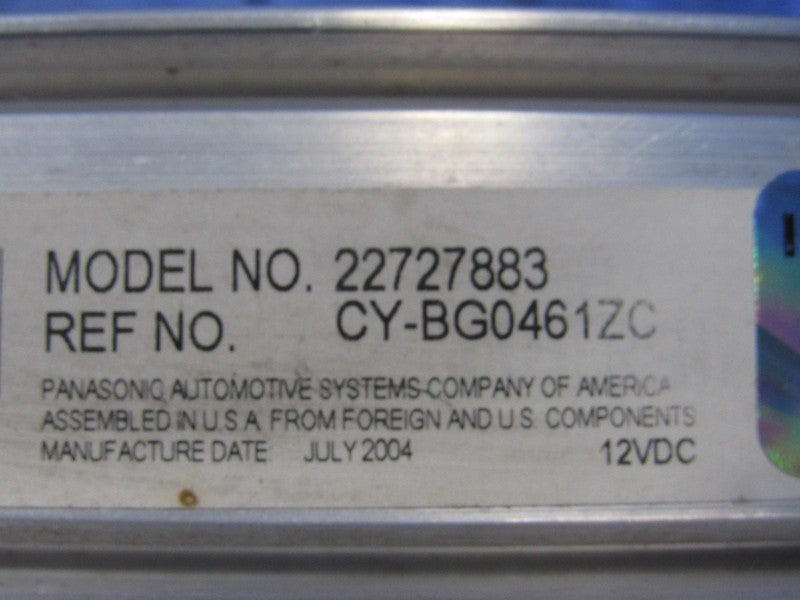 2005 Chevrolet Equinox Audio Stereo Radio Amplifier Amp Opt U65 227278