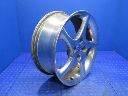 01 Mazda Miata SE Polished 5 Spoke Twist 16x6.5 OEM Wheel 4x100 +40 NB