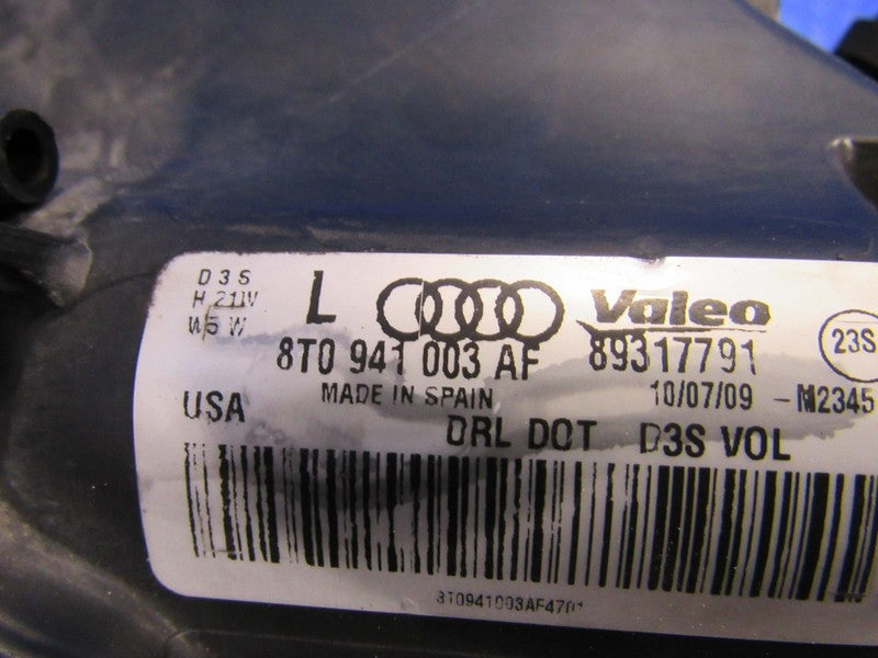 08-12 Audi A5 S5 Left Driver LH Side Xenon HID Headlight Head Light La