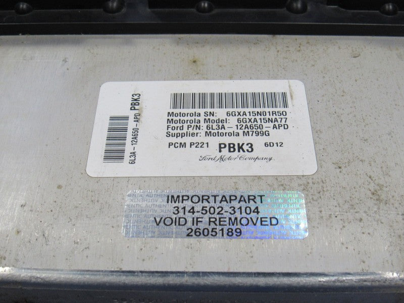 06 Ford F150 5.4L FFV 4x2 ECU ECM PCM Engine Computer PBK3 6L3A-12A650
