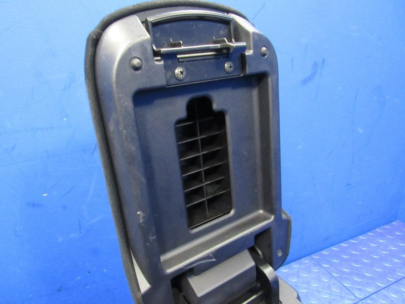 08-17 Mitsubishi Lancer Center Floor Console Suede Armrest Storage Bla
