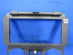 07-10 Jeep Wrangler JK Center Panel Dash Radio Bezel Trim Dark Gray 32