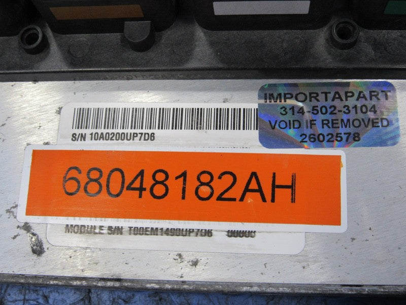 PROGRAMMED PLUG & PLAY 10 Dodge Dakota 3.7L ECU 68048182AH 182 PROG 25
