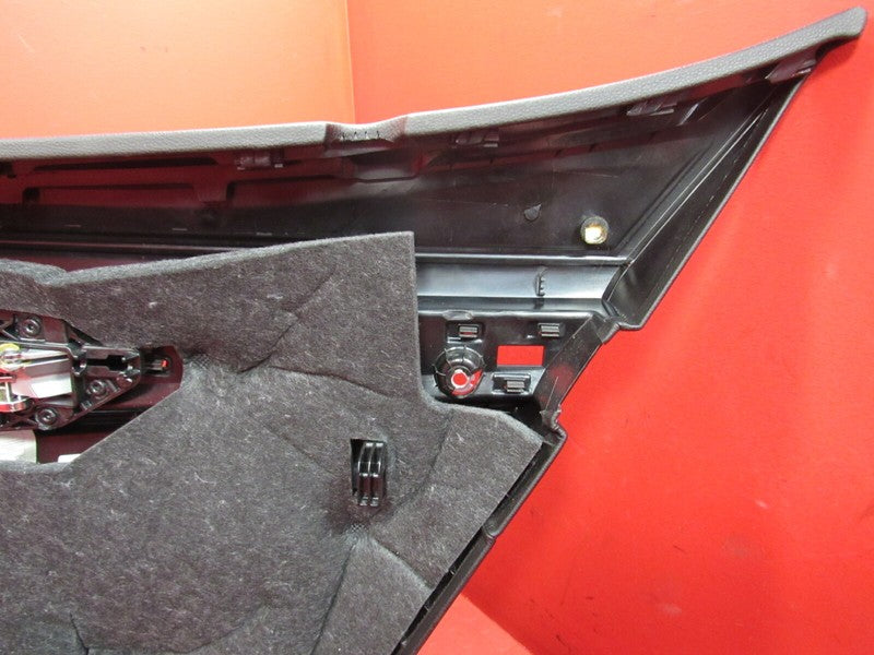 10-16 Porsche Panamera Rear Driver Left Interior Door Panel Bose Black