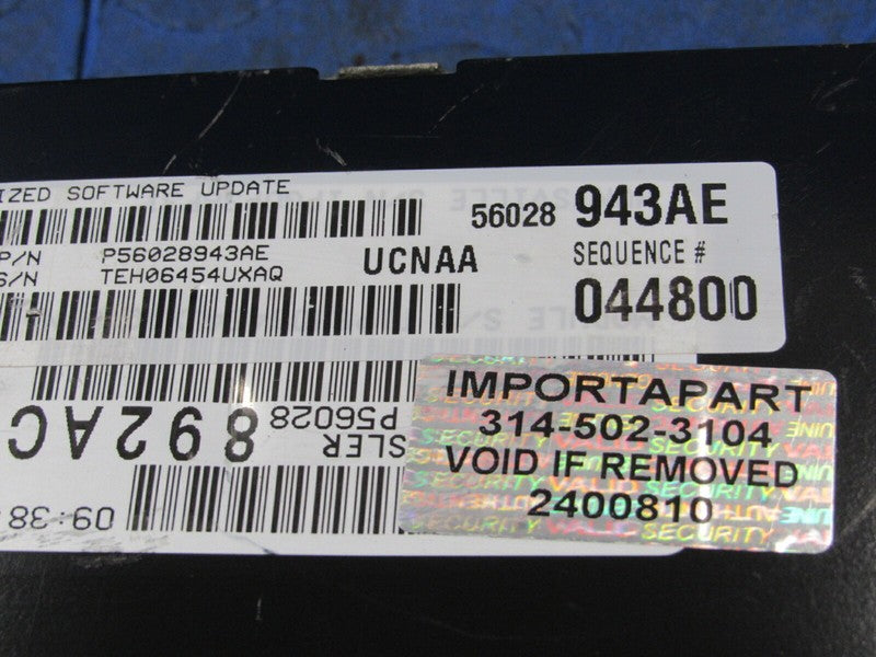PLUG & PLAY 05 Dodge Ram Truck 4.7L AT Engine Computer ECU 56028943 PR