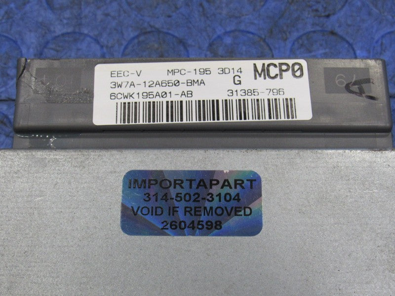 03 Crown Victoria Grand Marquis ECU ECM PCM Engine Computer 3W7A-12A65