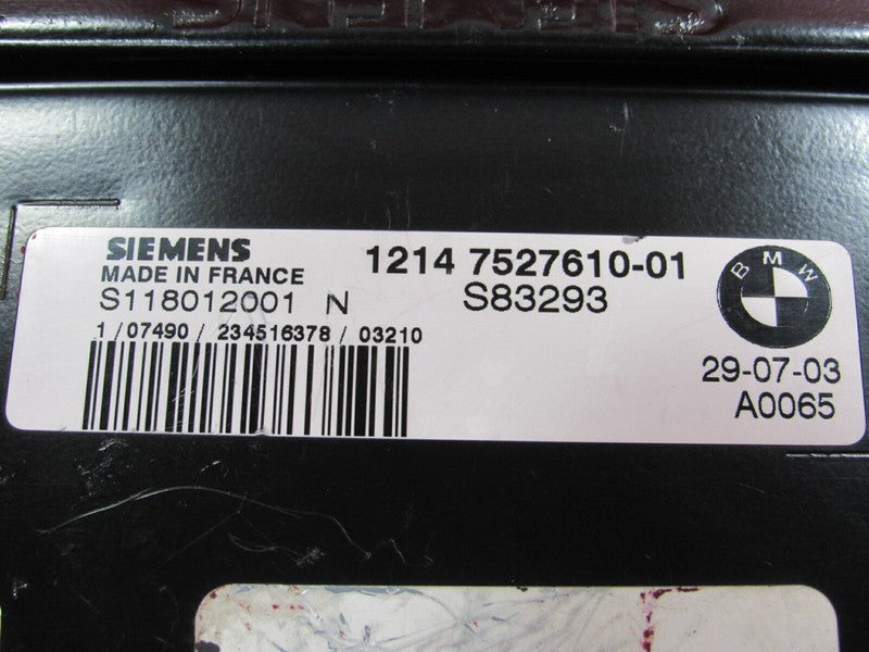 04 Mini Cooper Base 1.6L MT R50 DME ECU ECM PCM Engine Computer 7 527 