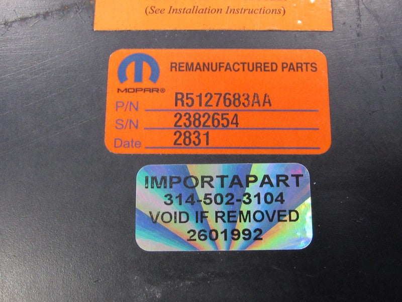 PROGRAMMED PLUG & PLAY 03 Caravan T&C Voyager 3.3L ECM 05127683AA 683 