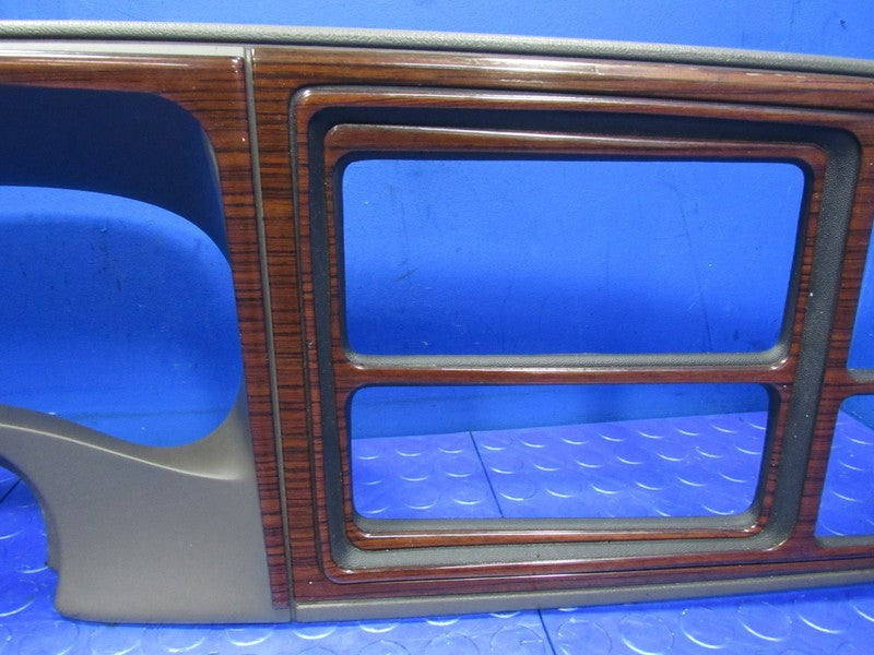 02 Cadillac Escalade Instrument Cluster Dash Radio Bezel Wood Grain 42