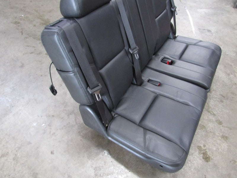 07-14 Tahoe Yukon Suburban Escalade Black Leather Third 3rd Row Seat 4
