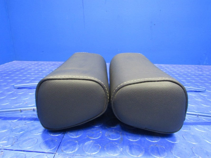 14-19 Silverado Sierra Crew Cab Rear Headrests Head Rests Set Black Le
