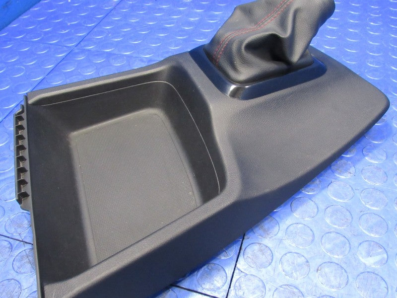 12 Honda Civic Si Black Red Shifter Shift Boot Bezel Center Console Ga