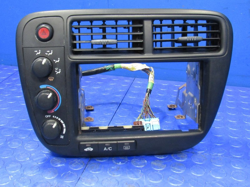 99-00 Honda Civic EX LX DX HX Radio Surround Climate Control Dash Beze