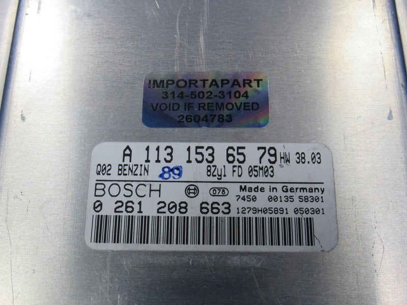 05-06 Mercedes C55 CLK55 SLK55 AMG ECU ECM Engine Computer 113 153 65 