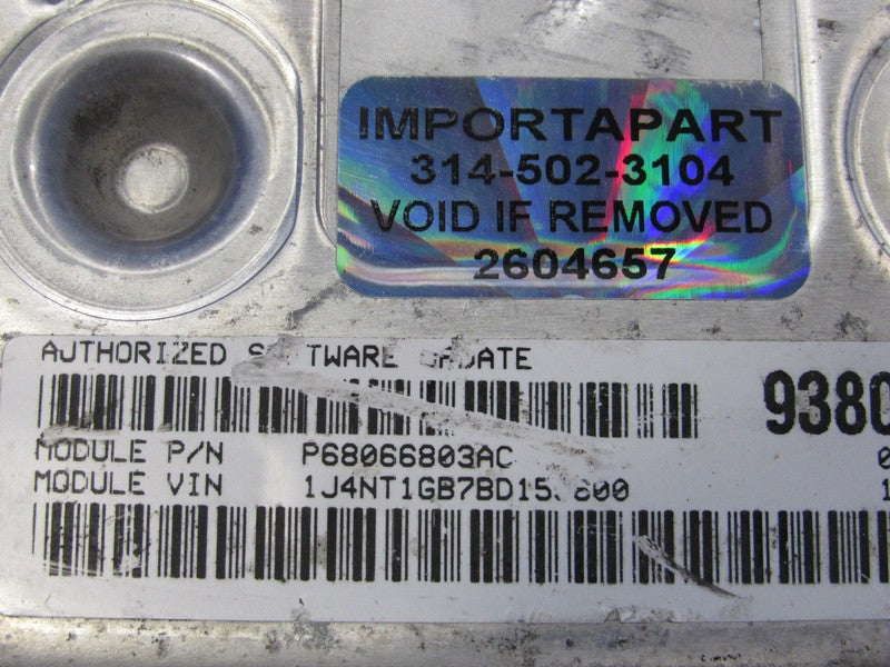 PROGRAMMED PLUG & PLAY 11 Compass Patriot 2.4 FWD ECU 68066803AC 803 P