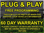 PLUG & PLAY 03-04 Concorde Intrepid Engine Computer ECU 04896511 PROG 