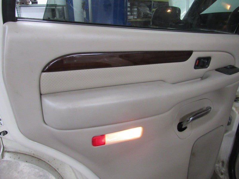 03 Escalade Left LH Driver Side Rear Door Trim Panel Shale