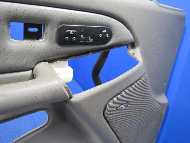 04-06 Escalade ESV EXT Front Left LH Driver Interior Door Panel Pewter