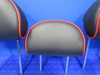 11-16 Mini Countryman Rear Seat Headrest Head Rest Set of 3 Black/Red 