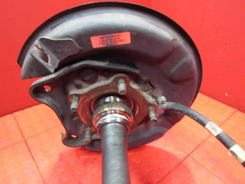 01-04 Toyota Sequoia Left Driver Rear Axle Shaft ABS Backing Plate OEM