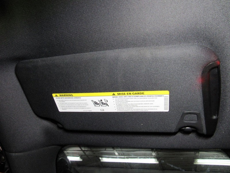 12 Charger 300 Journey Left LH Driver Side Sunvisor Sun Visor Black W/