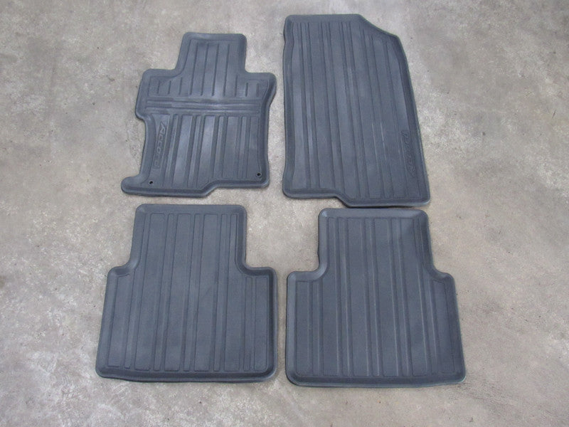 08-12 Honda Accord Sedan Accessory Black Rubber All Season Floor Mats 